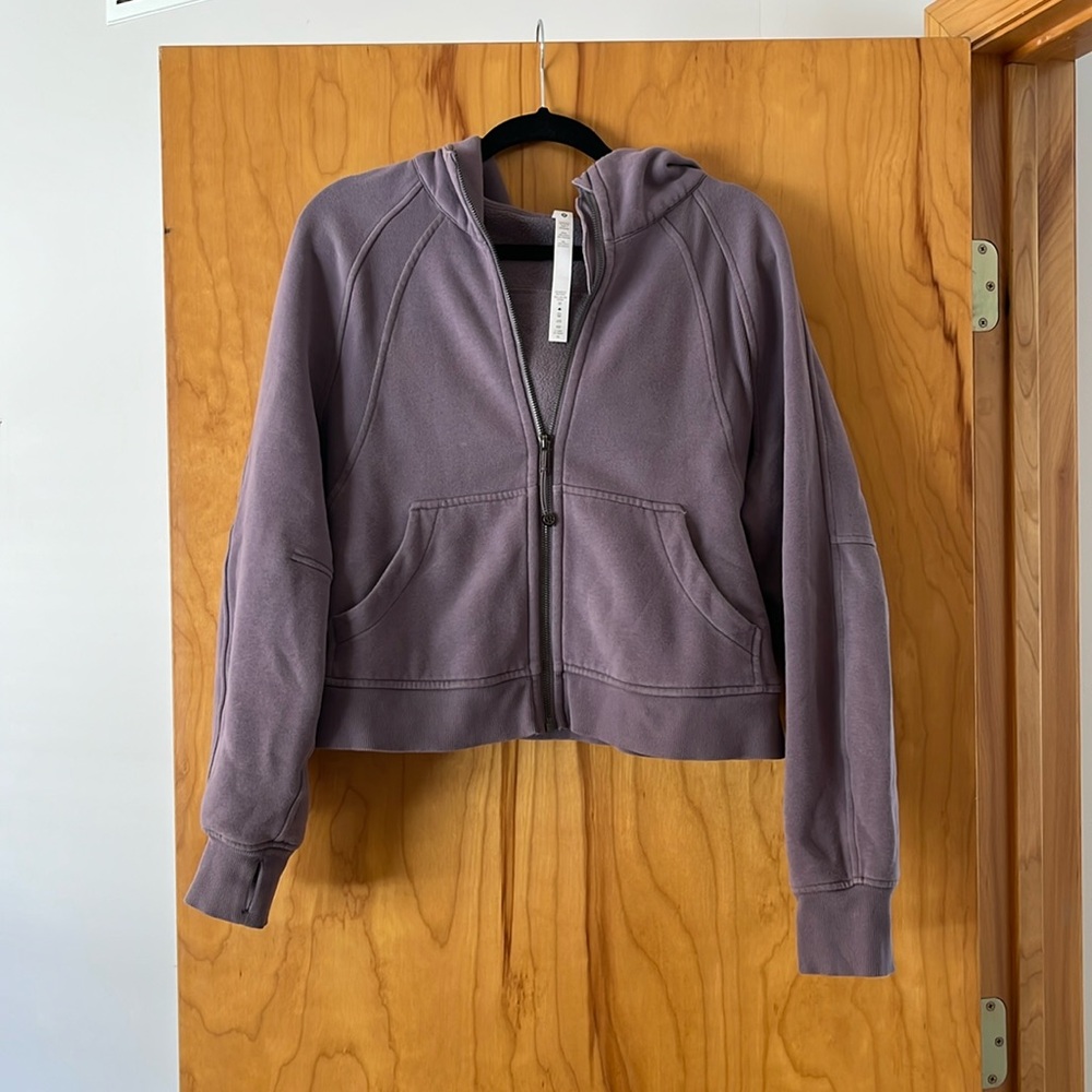 Lululemon Scuba Oversized Full Zip Dusky Lavender